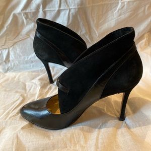 Nine West Black Leather Heels